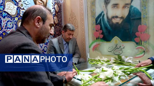 تجدید میثاق استاندار اصفهان با شهدای نجف‌آباد