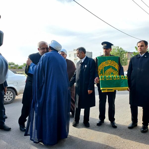 استقبال از خادمان حرم مطهر امام رضا (ع) در شهرستان فاروج 