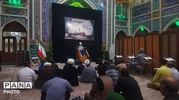 مراسم شهادت  جواد الائمه به همراه اجتماع فرهنگیان در تکیه ابوالفضلی نیشابور 