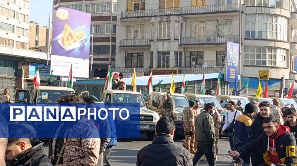 رزمایش ۱۱۰ هزار نفری راهیان قدس در تهران