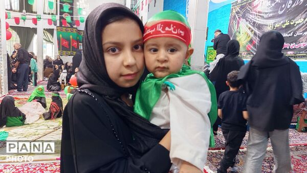 طنین «لبیک یا حسین» از گهواره‌های عشق