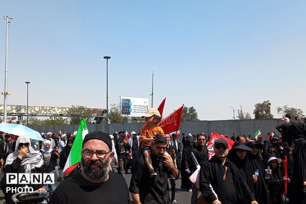 تهران از لنز دوربین خبرنگاران پانا شهرستان قدس در سوگ رهبر شهید انقلاب