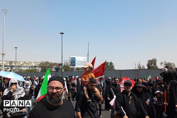 تهران از لنز دوربین خبرنگاران پانا شهرستان قدس در سوگ رهبر شهید انقلاب