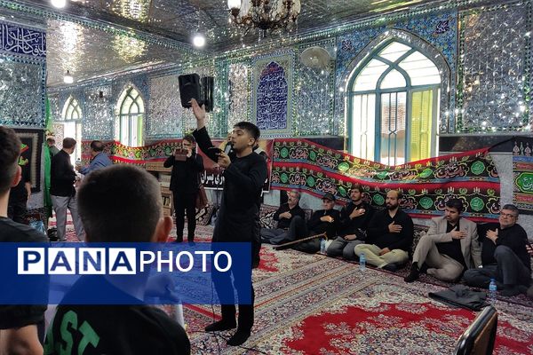 دوازدهمین دوره سوگواری سراسری احلی من العسل با حضور نوجوانان حسینی در شهرستان قرچک 