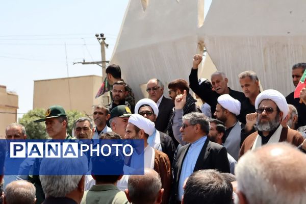 راهپیمایی جمعه خشم علیه جنایات رژیم غاصب صهیونیستی در کوهدشت