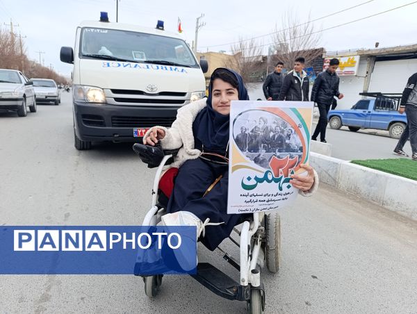 راهپیمایی ۲۲ بهمن در مشهدمرغاب