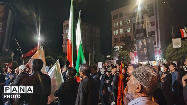 هفتمین شب از مراسم عزاداری امام حسین در حسینیه امام خامنه ای در قاب پانا