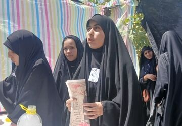 دانش‌آموزان؛ نبض خدمت در مسیر اربعین