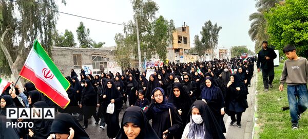 تشییع پیکر مطهر شهیده فاطمه طاهری فرد 