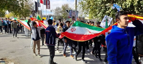 مراسم راهپیمایی یوم الله ۱۳ آبان در بخش نوخندان