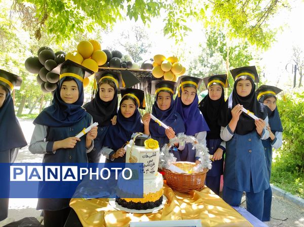 جشن فارغ التحصیلی پایه ششم مدرسه ضحی ۲ در پارک خانواده شیروان