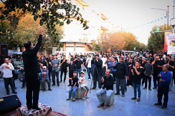 آیین سنتی عزاداری «چهارپایه خوانی» در قم