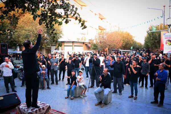 آیین سنتی عزاداری «چهارپایه خوانی» در قم