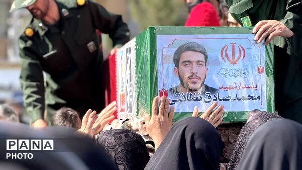 مراسم تشییع پیکر شهید رمضان محمد صادق نظافتی