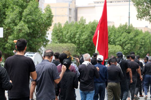 مراسم عزاداری ظهر عاشورا در شهرستان بندرخمیر