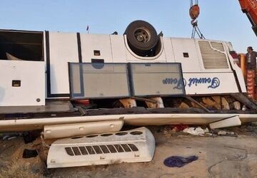 جزئیات واژگونی مرگبار اتوبوس در محور یزد - طبس