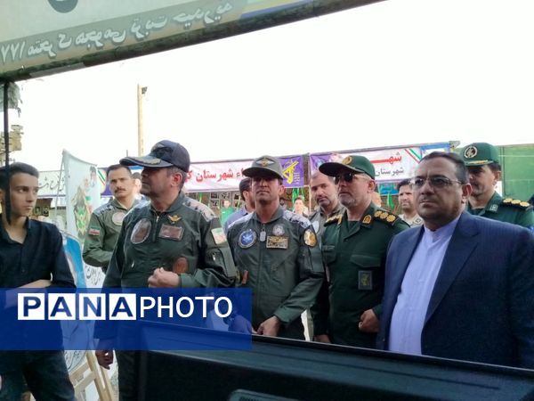 بازدید فرمانده پایگاه پنجم رزمی هوانیروز مشهد از دومین کنگره ملی شهید مدرس (ره) 
