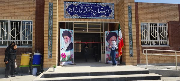افتتاحیه مدرسه بازسازی شده ستارزاده شهرستان شیروان
