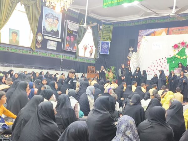 جشن میلاد حضرت زهرا(س) در تکیه علی اکبری فدافن