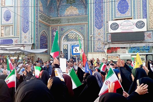 جشن بزرگ پیروزی رزمندگان اسلام در نبرد علیه رژیم صهیونیستی و آمریکای جنایتکار در شهرستان قروه