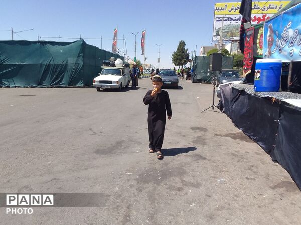 حضور پررنگ کودکان و نوجوانان در کاروان زیارتی پیاده