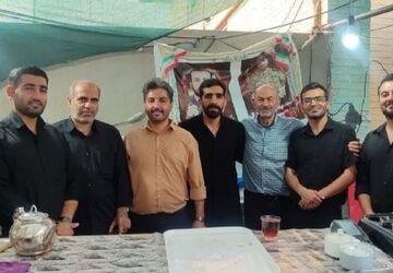 خدمت رسانی بی وقفه به زائران حسینی در کوهدشت