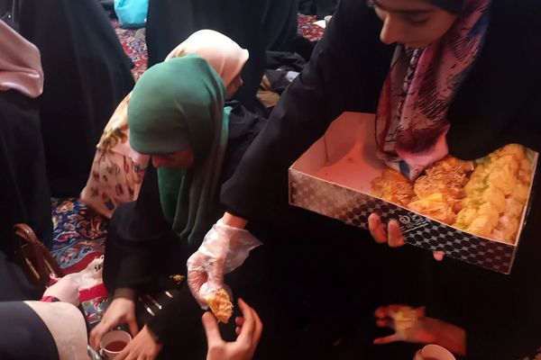 مراسم شب نیمه شعبان در پایگاه حر قرچک