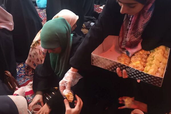 مراسم شب نیمه شعبان در پایگاه حر قرچک