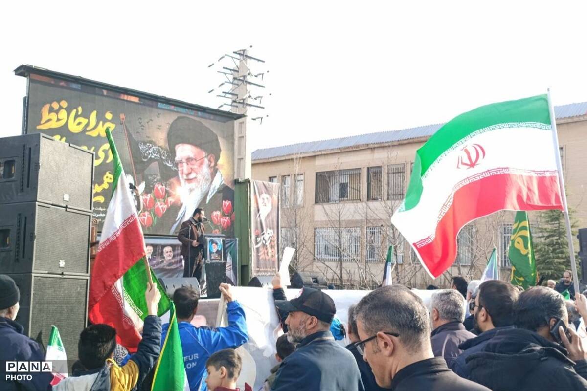 تجمع منتقمین امام امت حضرت آیت الله خامنه ای شهر پردیس 