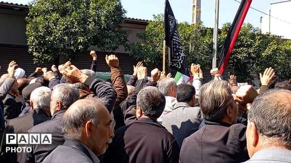 شهید عالی بر دوش هم استانی های خود تشیع شد 