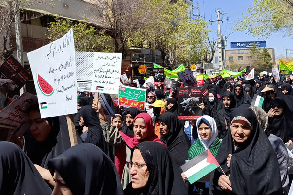 حضور پرشور مردم شهرستان آباده در راهپیمایی روز قدس