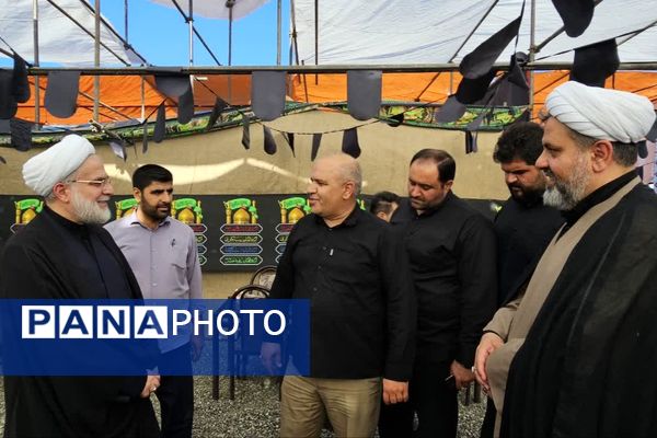 بازدید میدانی نماینده ولی‌فقیه و مدیر سازمان دانش‌آموزی استان کردستان از محل موکب‌های مستقر در مرز باشماق مریوان