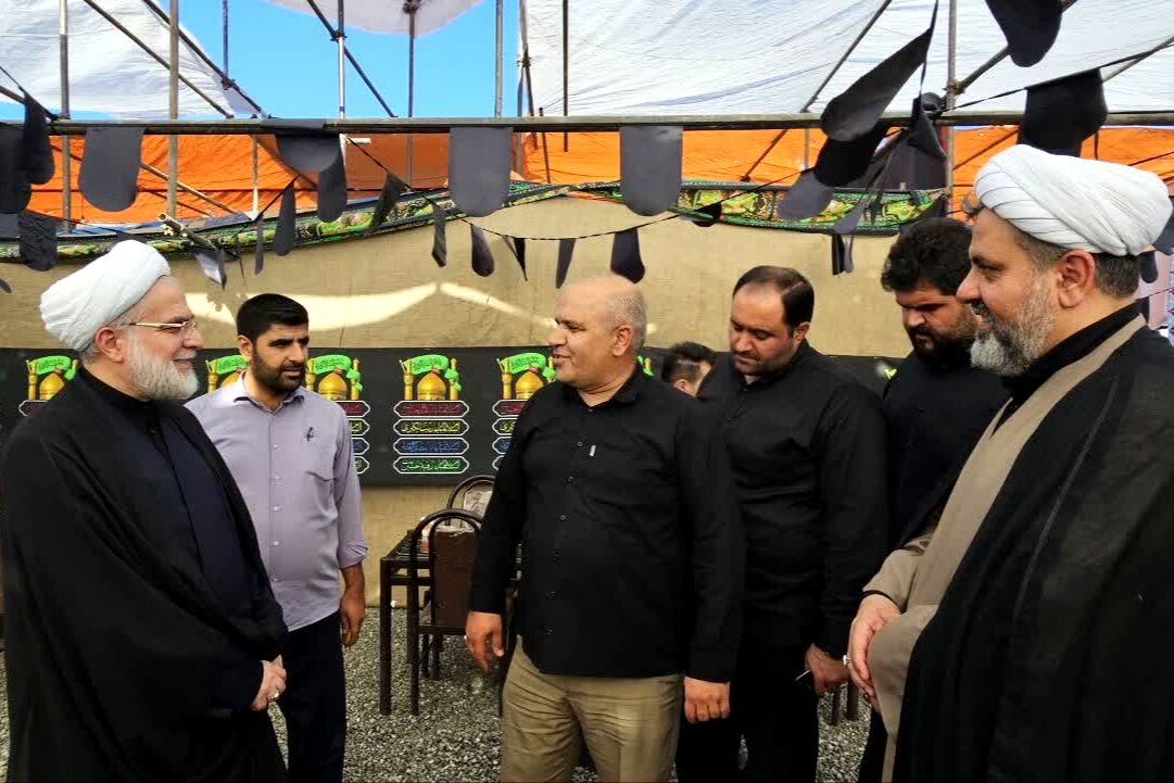 بازدید میدانی نماینده ولی‌فقیه و مدیر سازمان دانش‌آموزی استان کردستان از محل موکب‌های مستقر در مرز باشماق مریوان