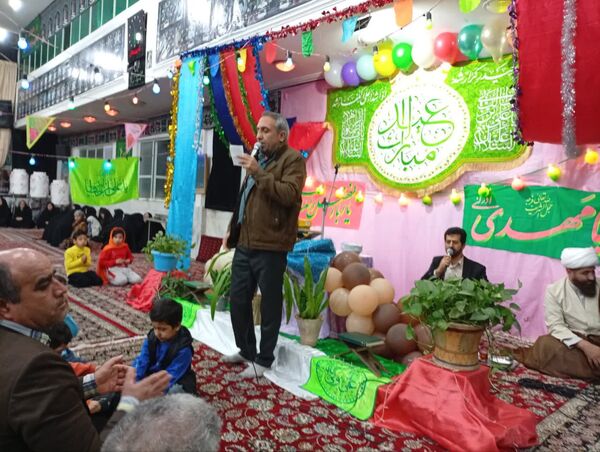 تکیه حسینی غرق در شادی علوی