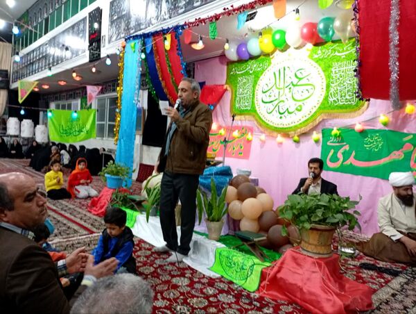 تکیه حسینی غرق در شادی علوی