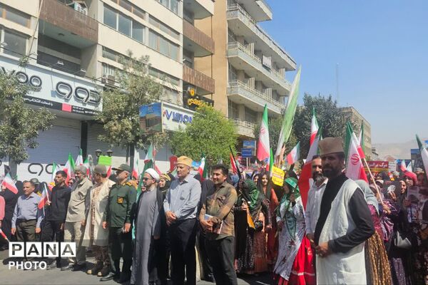 راهپیمایی جان‌فدایان ایران در شیراز - 2