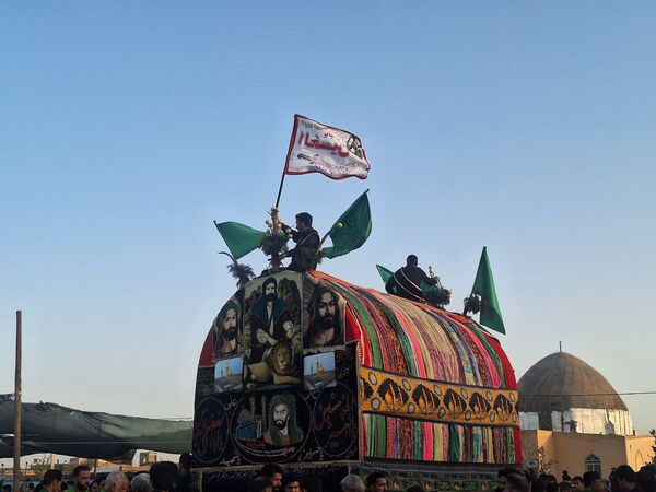 شکوه نخل‌گردانی در گناباد؛ تصویری از عشق و ارادت در محرم