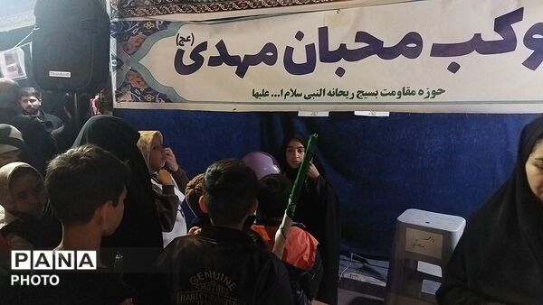 موکب محبان مهدی در چهل و چهارمین شب از اجتماعات مردمی نیشابور 