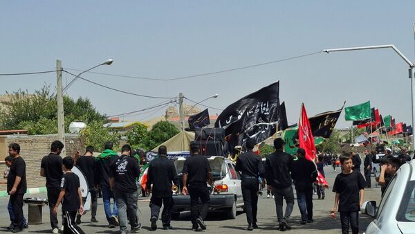 سوگواری روز عاشورا در شهر کهک قم
