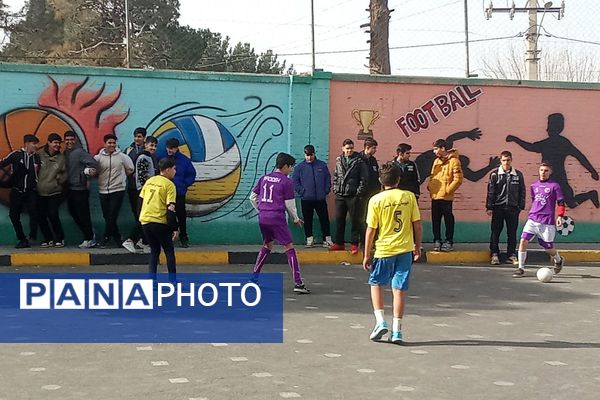 مسابقات ورزشی بین مدارس جام اقتدار ایران در دبیرستان برادران شهید قاسمی بهارستان ۲