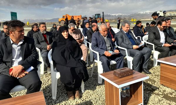 افتتاح پروژه سنگ‌چینی رودخانه فصلی شهر پالیز