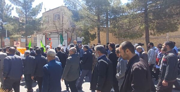 راهپیمایی روز قدس در شهرستان کوهپایه 