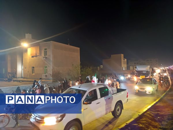 کاروان شادی جشن نیمه شعبان در بوموسی 