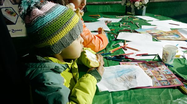 موکب  فرهنگی کودکان در شهرستان کاشمر 