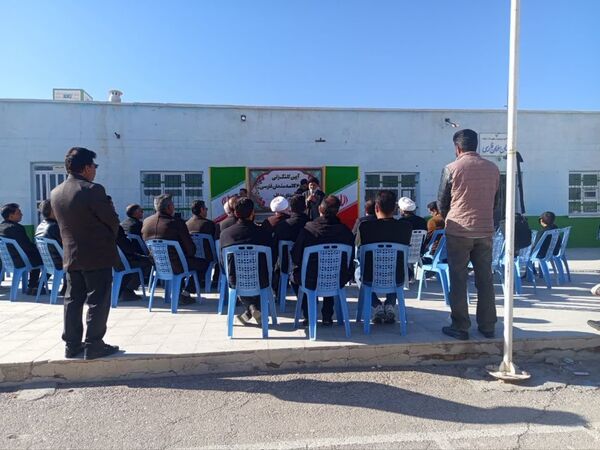 آیین کلنگ زنی آموزشگاه ۶کلاسه سلمان فارسی  در روستای بداف ابرکوه
