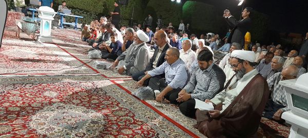 اختتامیه محفل قرآنی چهل شب با چهل شهید در آرامگاه شهید مدرس