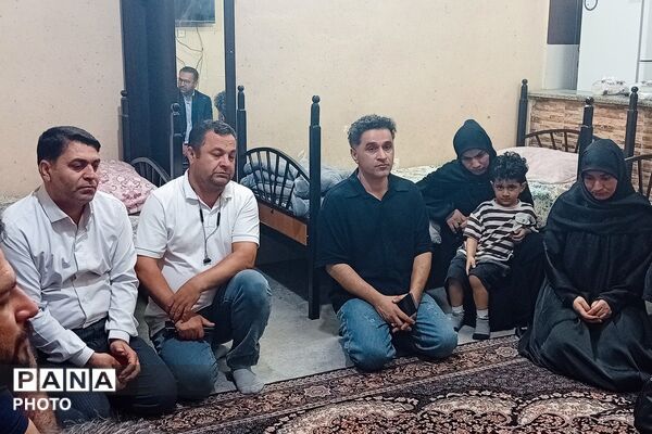 آیین قرعه‌کشی رقابت‌های ورزشی و تجدید میثاق با خانواده شهید محمود نجفی در شیراز