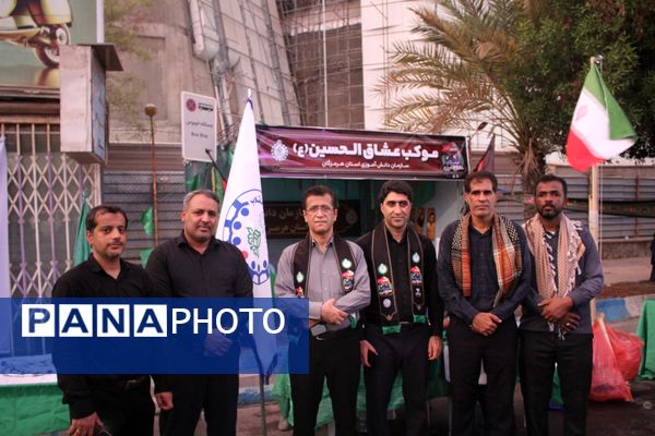 موکب‌ عشاق‌الحسین سازمان دانش‌آموزی، میزبان جاماندگان اربعین حسینی در هرمزگان