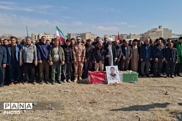 مراسم وداع و تشییع  پیکر مطهر شهید راه وطن