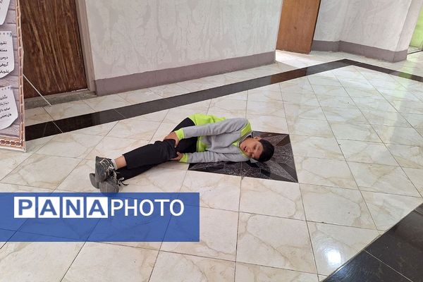 برگزاری مانور زلزله و ایمنی در دبیرستان شاهد شهید کاظمی شهرستان اسلامشهر